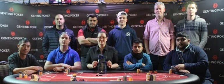 2016 Genting Poker Series Sheffield Finalists